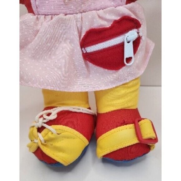 Minnie Mouse Learn to Dress Me Doll 1989 Vintage Toy Plush Mattel Walt Disney Co - Picture 6 of 11